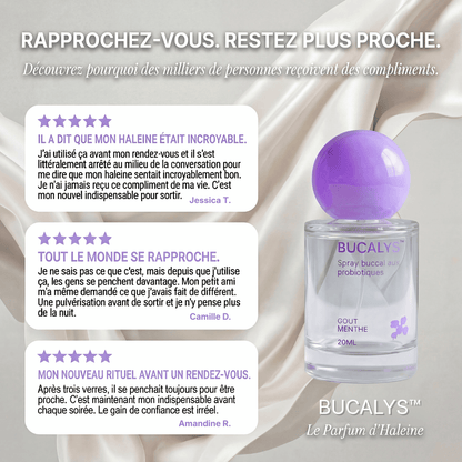 Bucalys™ – Le spray buccal aux probiotiques pour une haleine irrésistiblement fraîche toute la journée