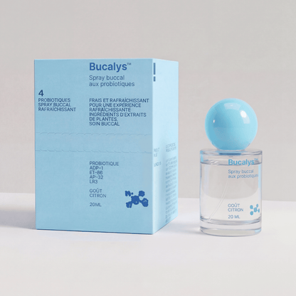 Bucalys™ – Le spray buccal aux probiotiques pour une haleine irrésistiblement fraîche toute la journée