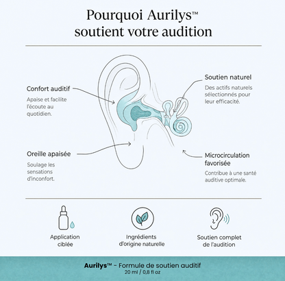 Aurilys™ - Éliminez le cérumen accumulé et retrouvez des oreilles légères