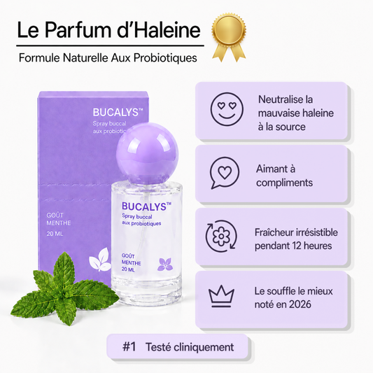 Bucalys™ – Le spray buccal aux probiotiques pour une haleine irrésistiblement fraîche toute la journée